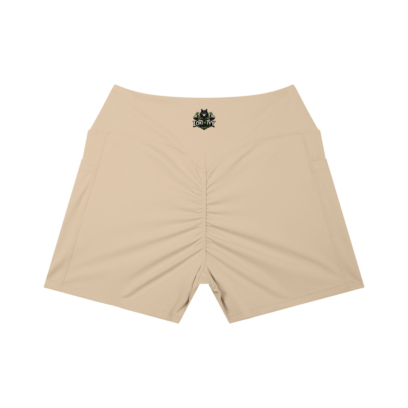 Loki & Ivy Women’s High Rise Pocket Yoga Shorts