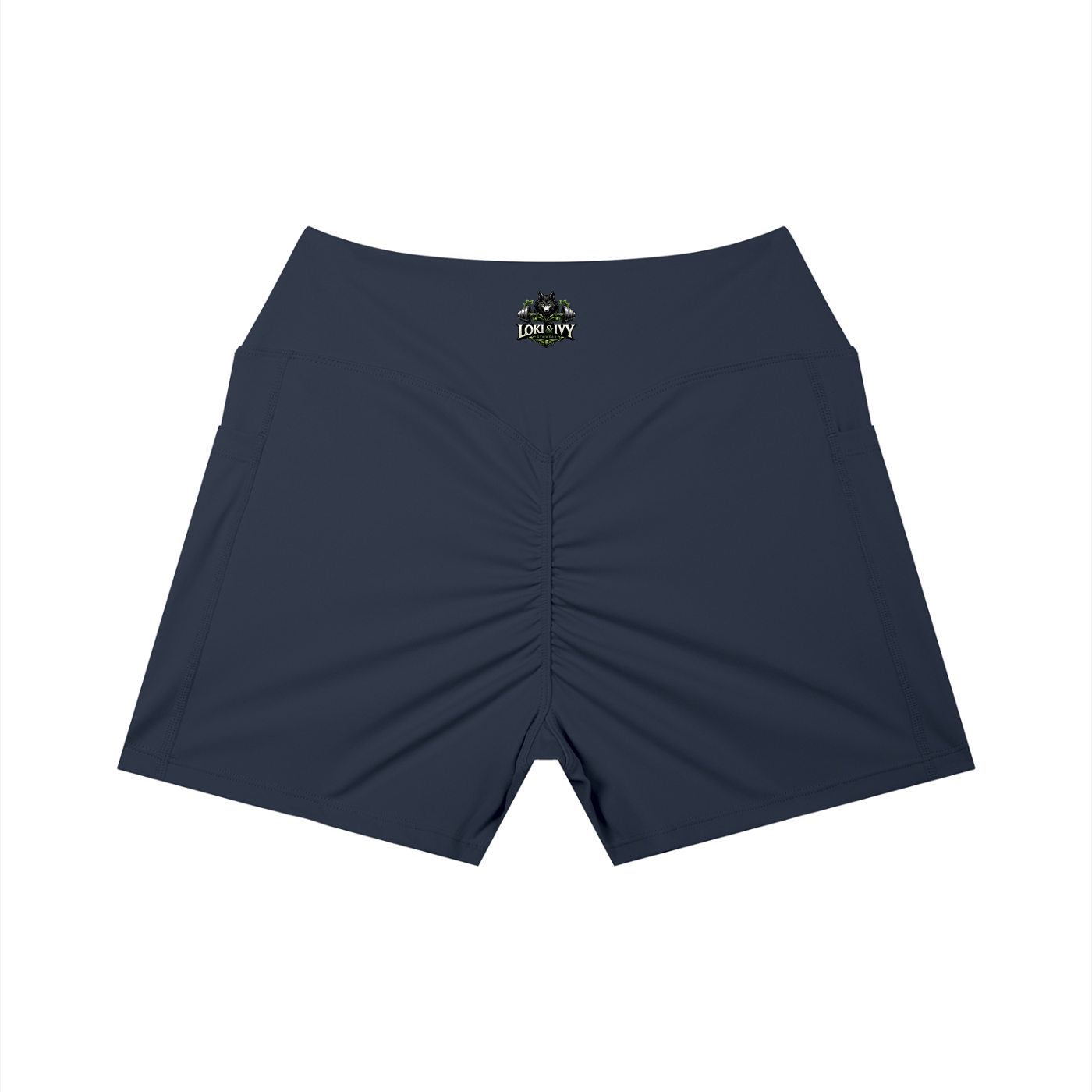 Loki & Ivy Women’s High Rise Pocket Yoga Shorts
