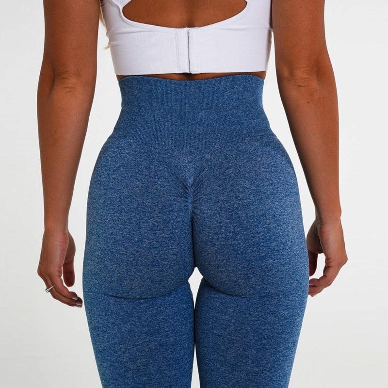 New Pink Seamless Leggings High Waisted