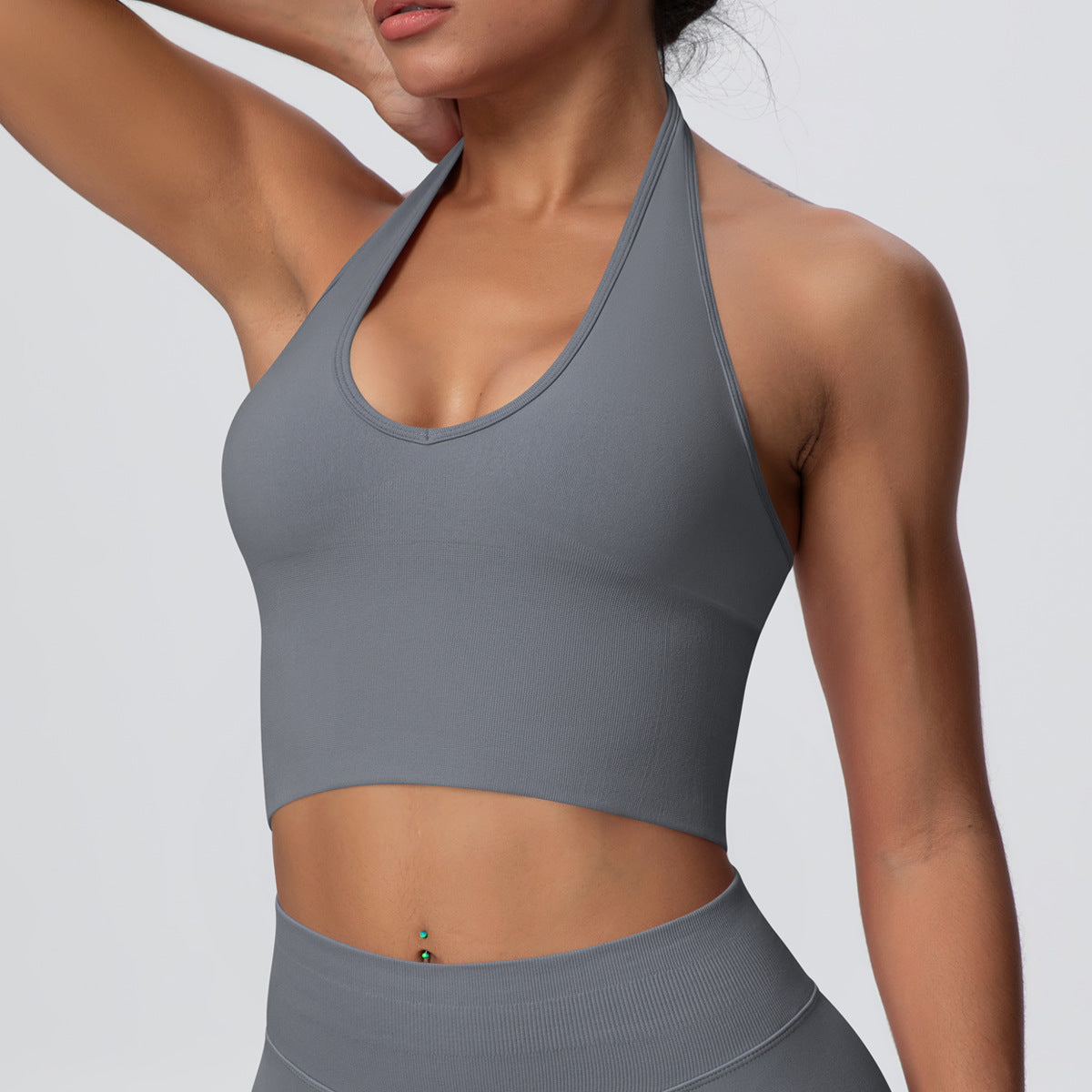 Knitted Halter Bra