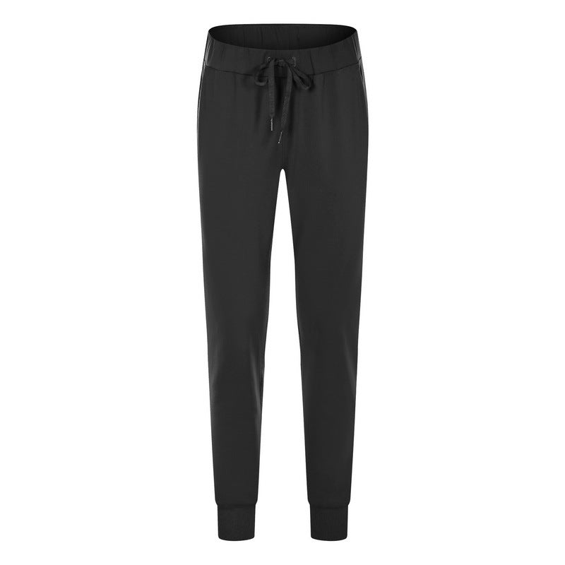 Summer Elastic Lace-up Waist Yoga Pants