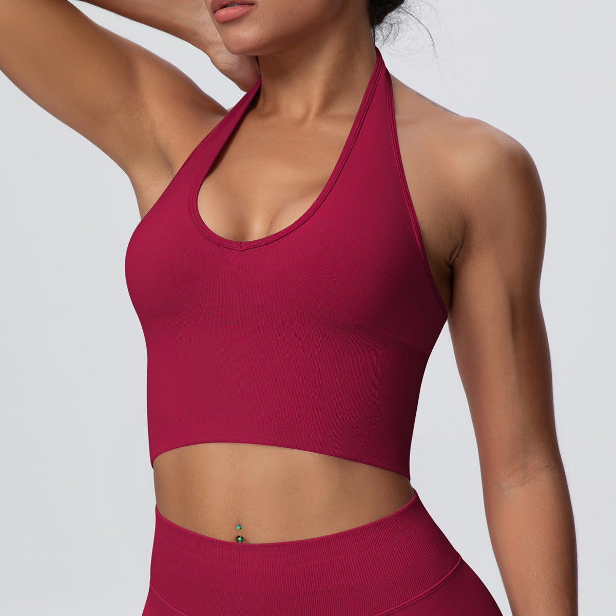 Knitted Halter Bra