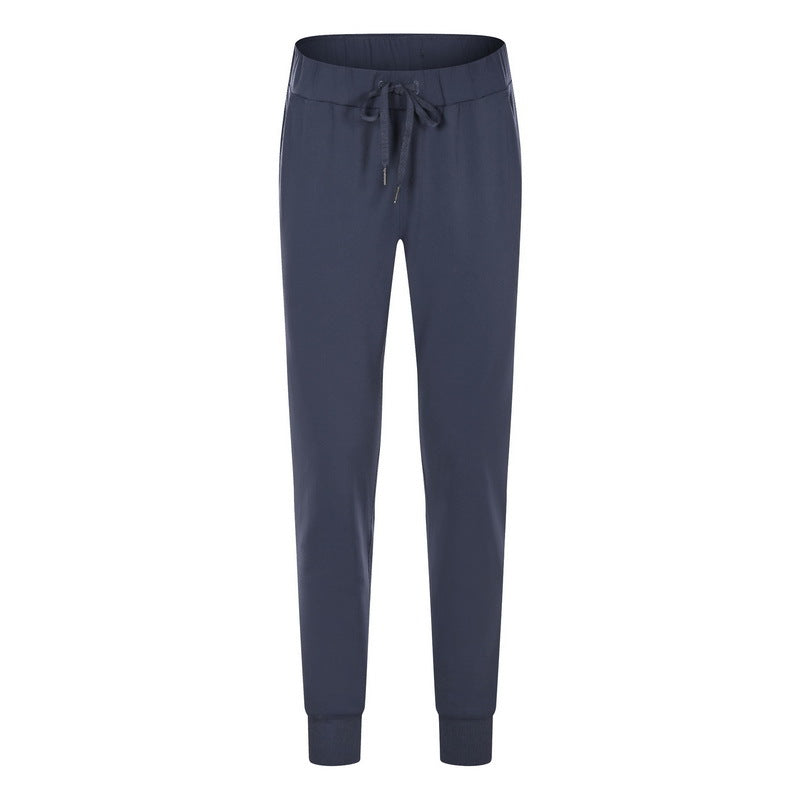 Summer Elastic Lace-up Waist Yoga Pants