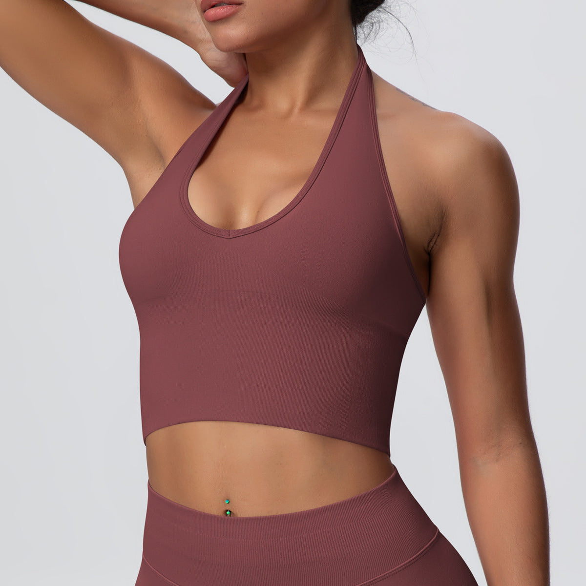 Knitted Halter Bra