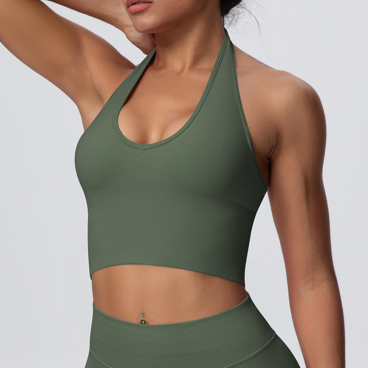 Knitted Halter Bra