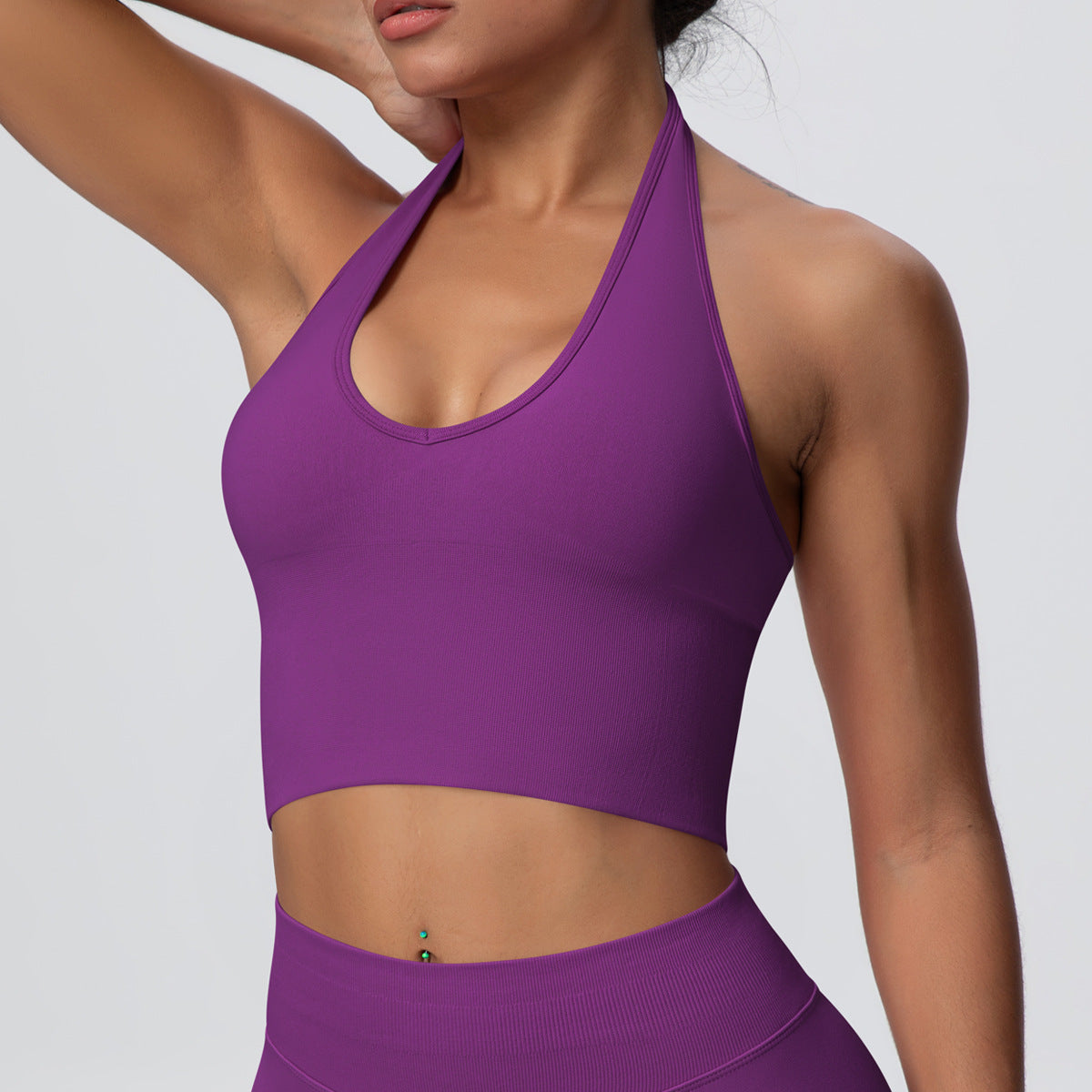 Knitted Halter Bra
