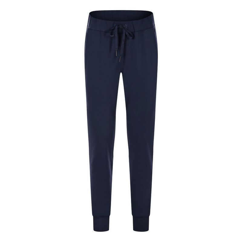 Summer Elastic Lace-up Waist Yoga Pants