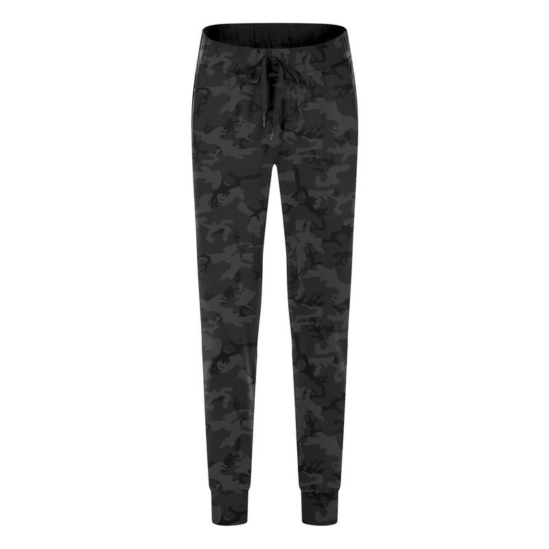 Summer Elastic Lace-up Waist Yoga Pants
