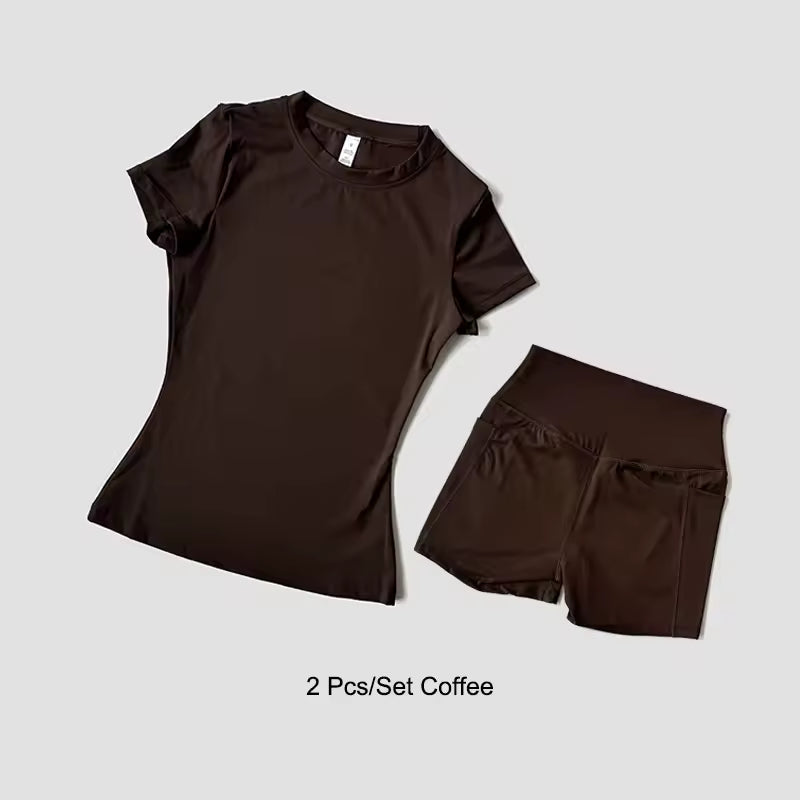 Seamless Women's Sports Yoga Set