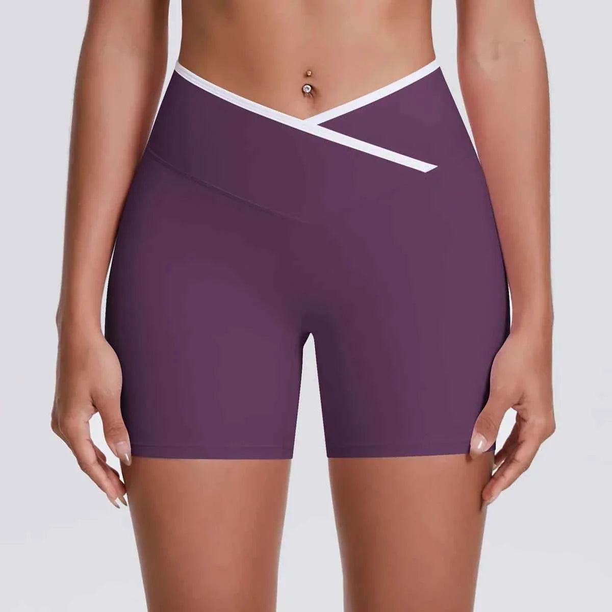 V-Shaped Waist Women's Yoga Fitness Shorts