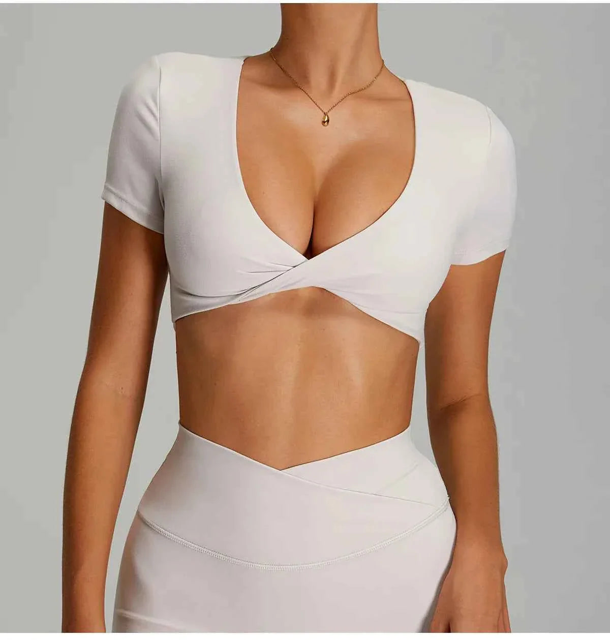 Sexy Backless Yoga Crop Top for Women