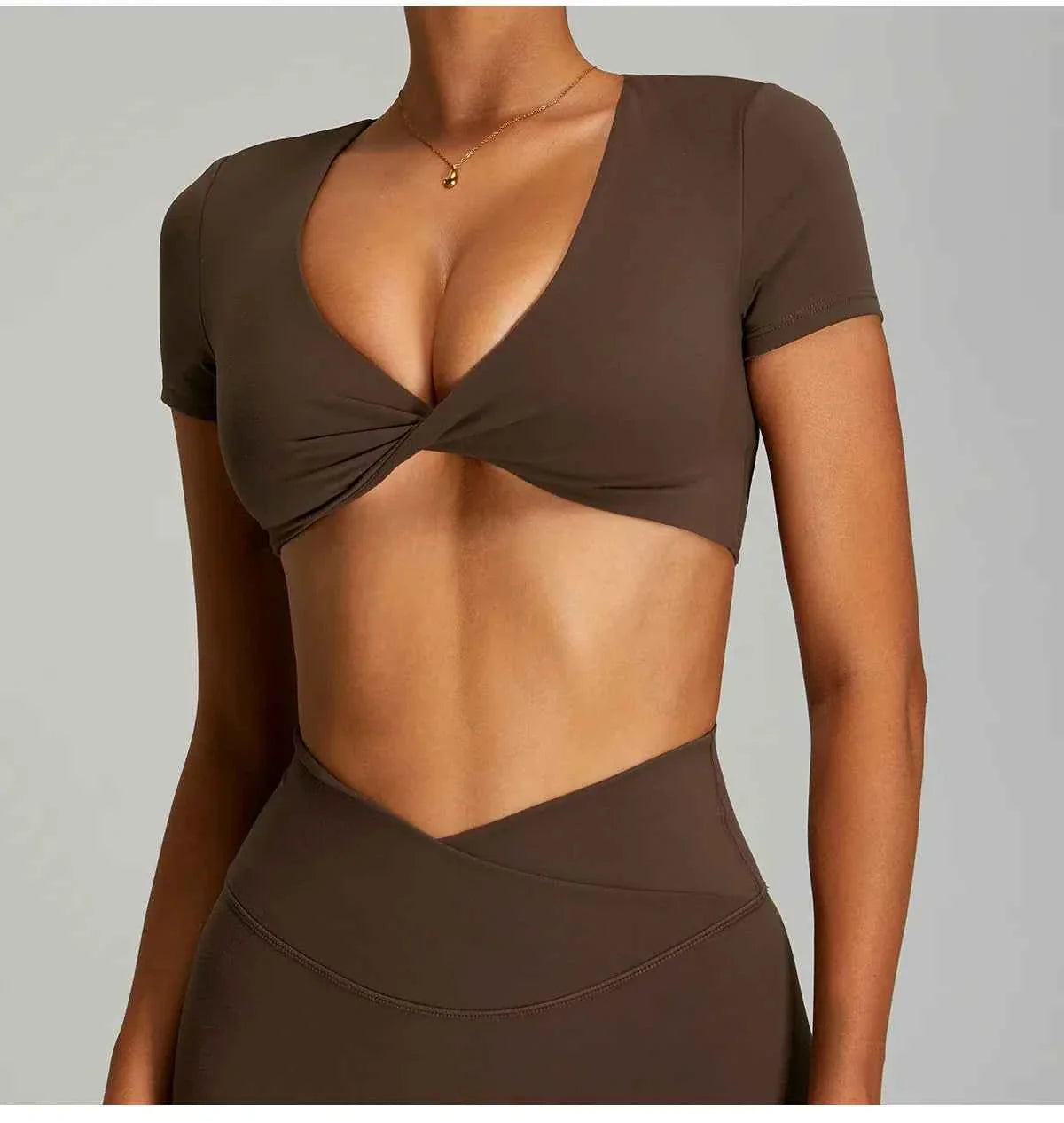 Sexy Backless Yoga Crop Top for Women