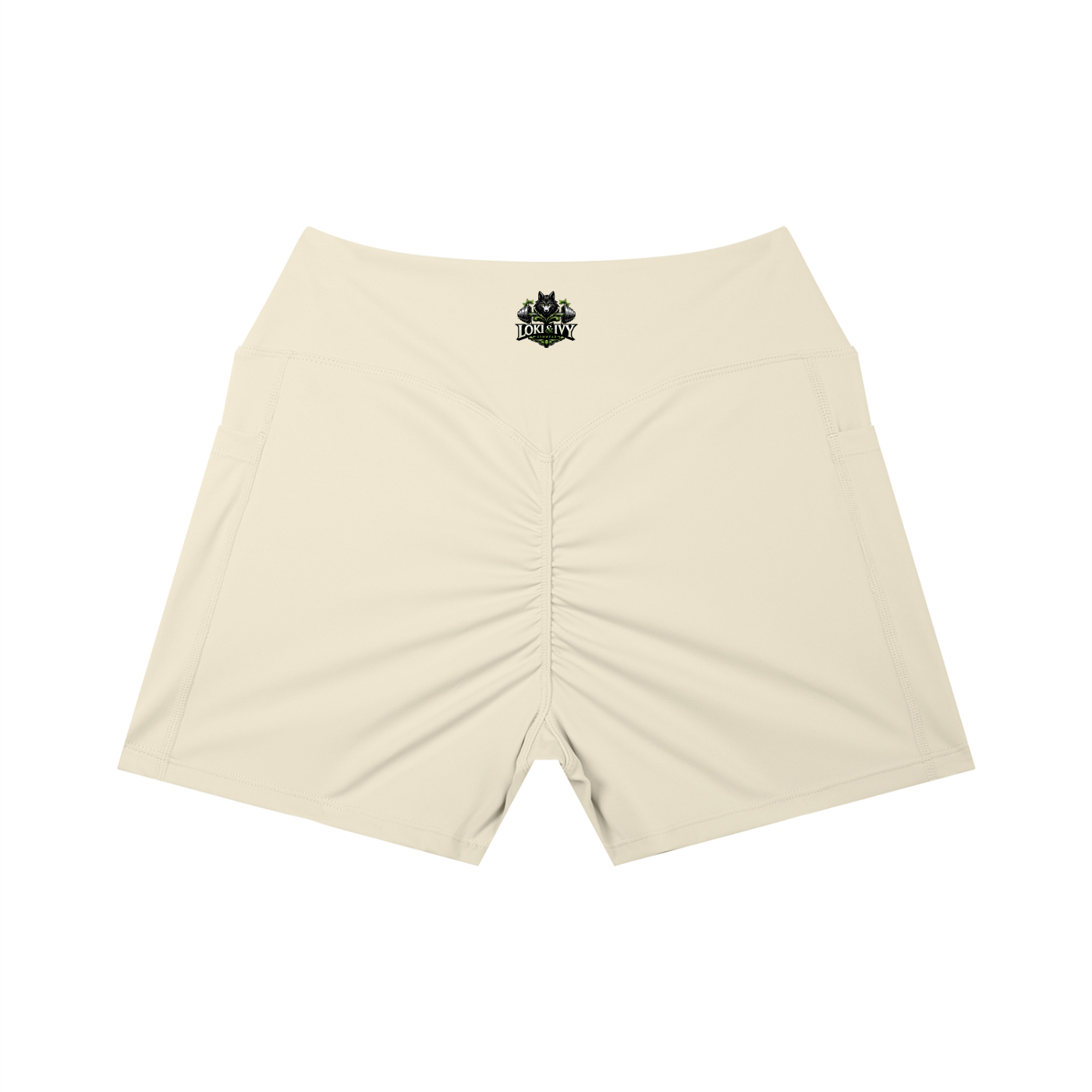 Loki & Ivy Women’s High Rise Pocket Yoga Shorts