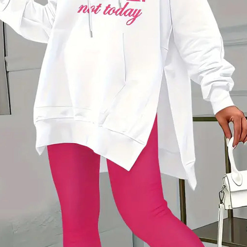 Leggings & Hooded Sweatshirt 2-Piece Set