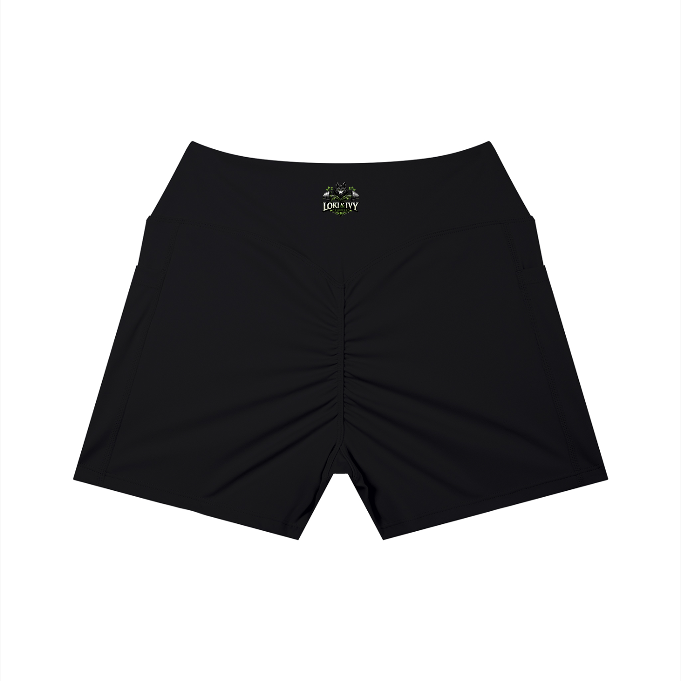 Loki & Ivy Women’s High Rise Pocket Yoga Shorts