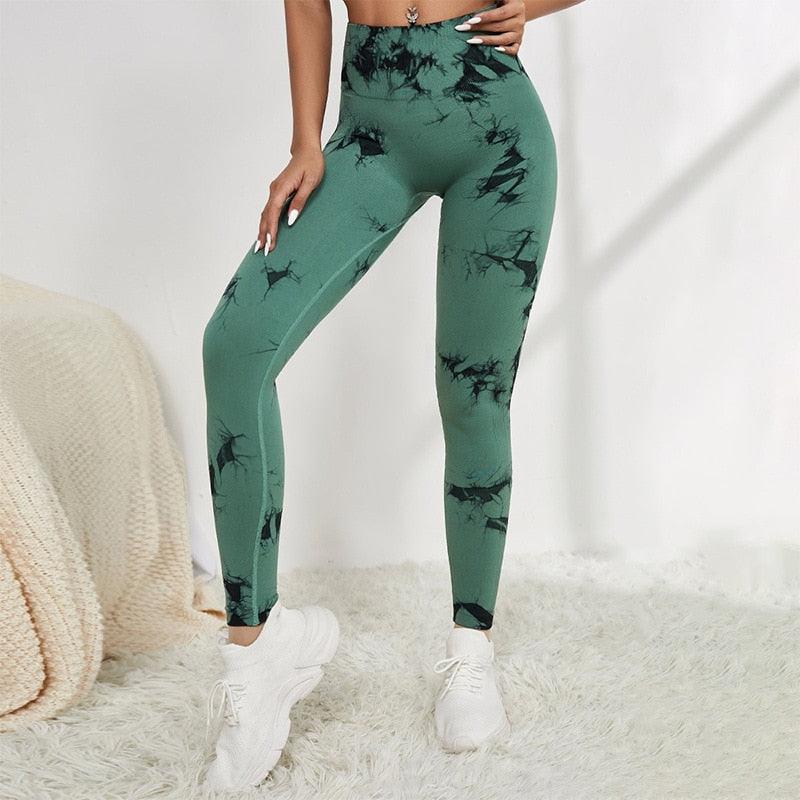 Push Up Workout Seamless Leggings High Waist Tummy Control