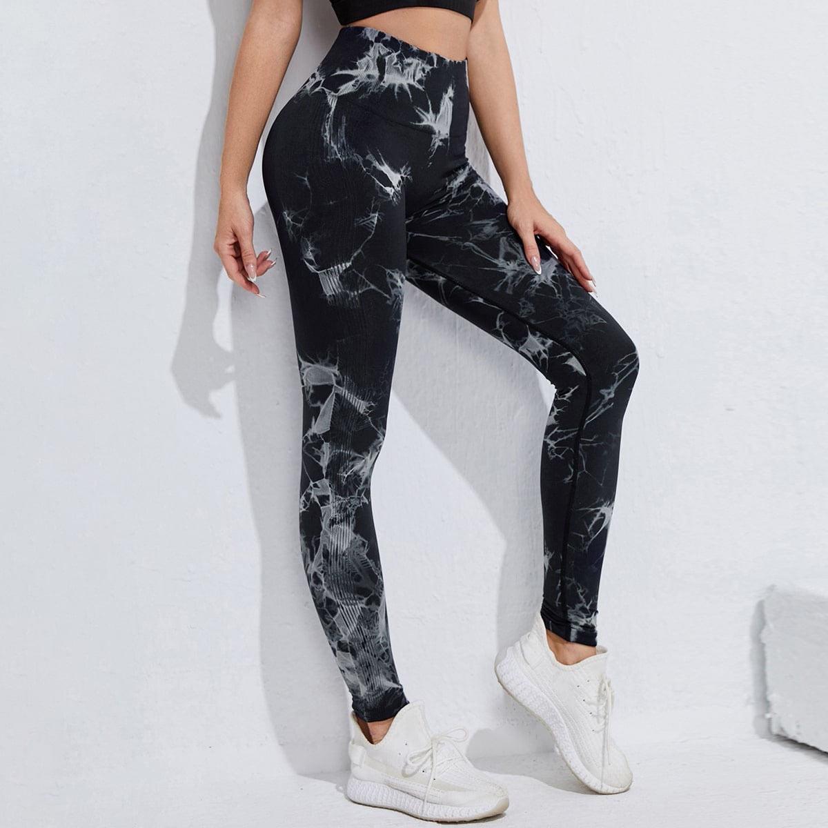 Push Up Workout Seamless Leggings High Waist Tummy Control
