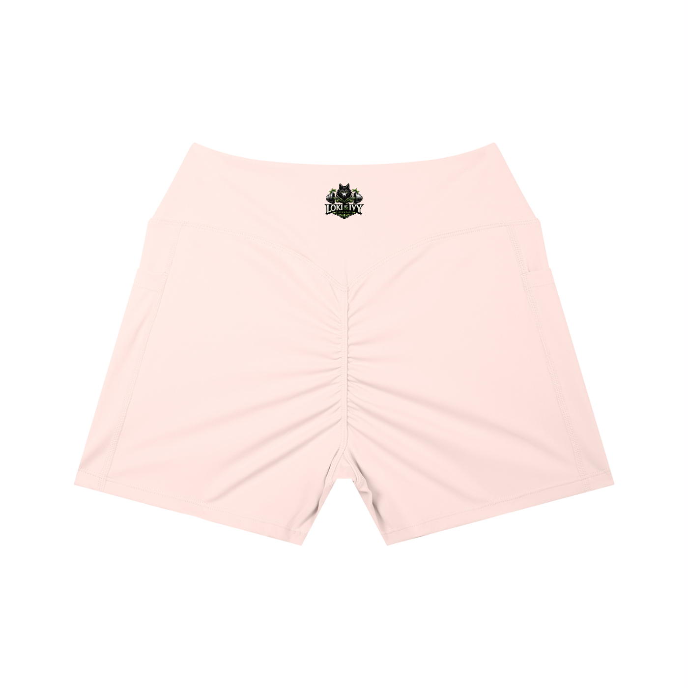 Loki & Ivy Women’s High Rise Pocket Yoga Shorts