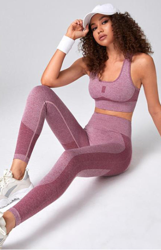 Women's Seamless Mesh Athletic Set