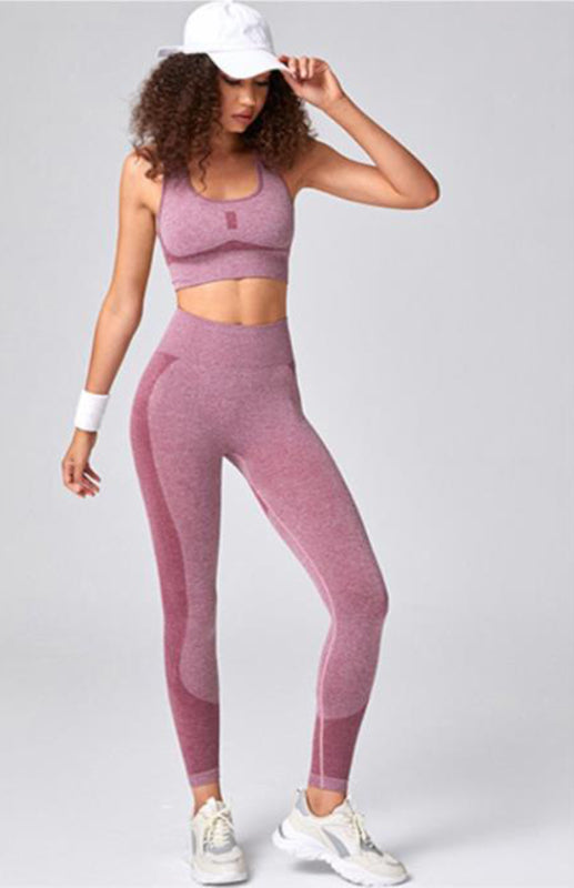 Women's Seamless Mesh Athletic Set