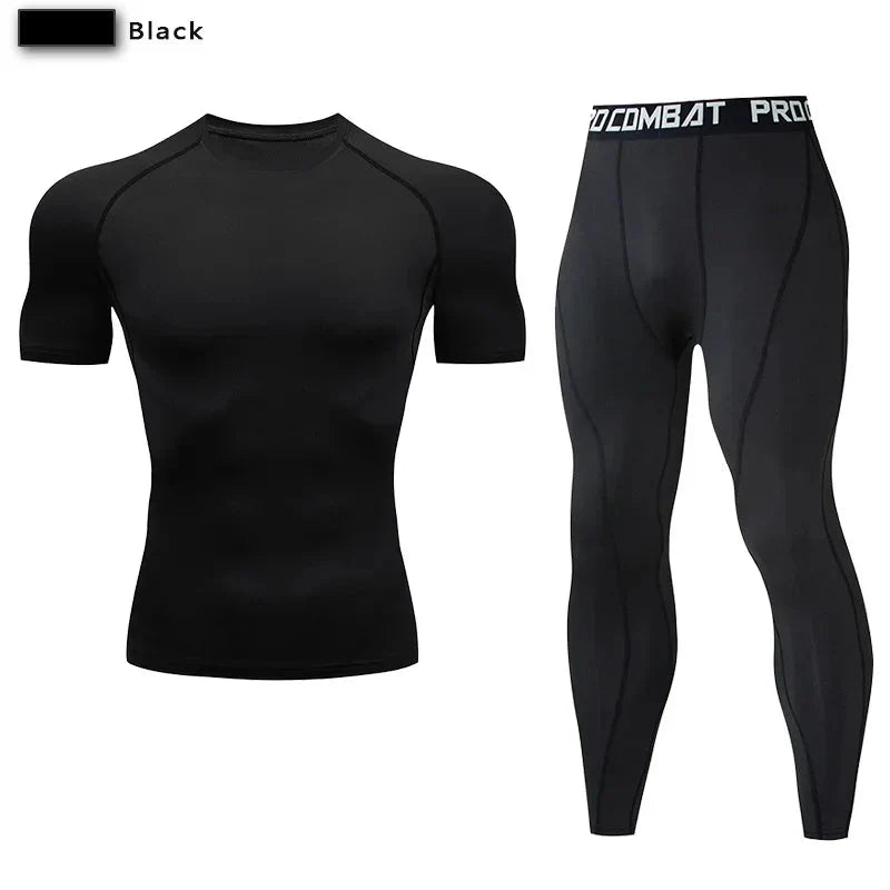 Men's Compression Sportswear Set – GYM & MMA Training