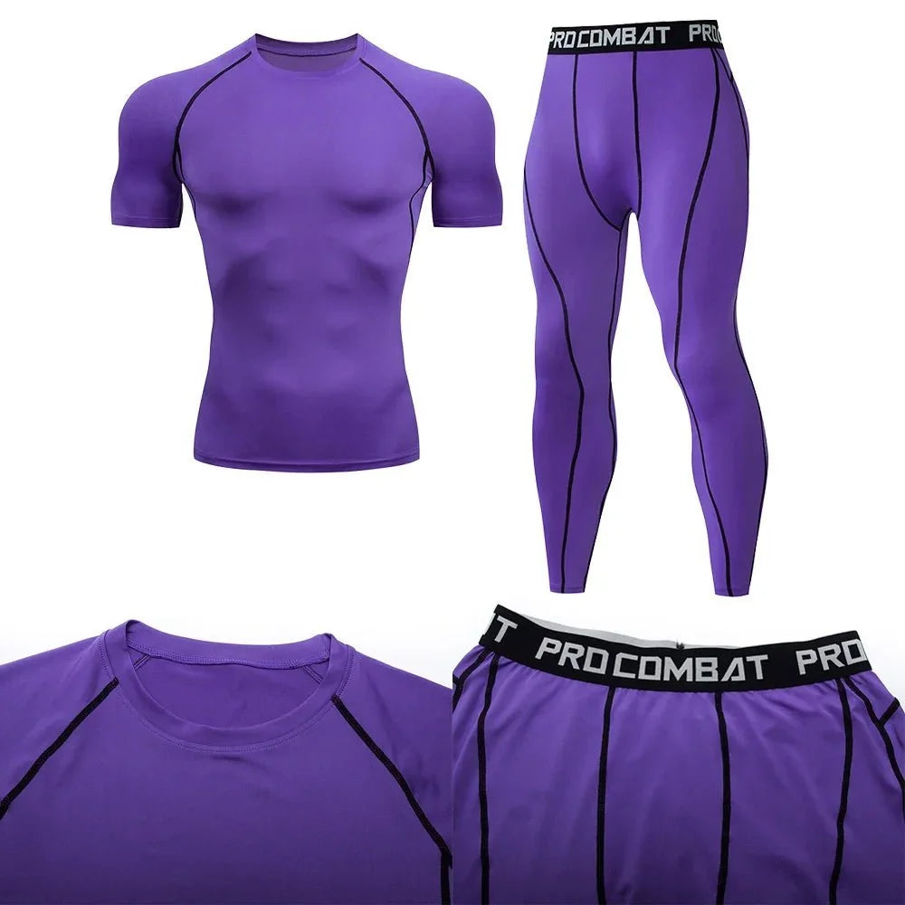 Men's Compression Sportswear Set – GYM & MMA Training