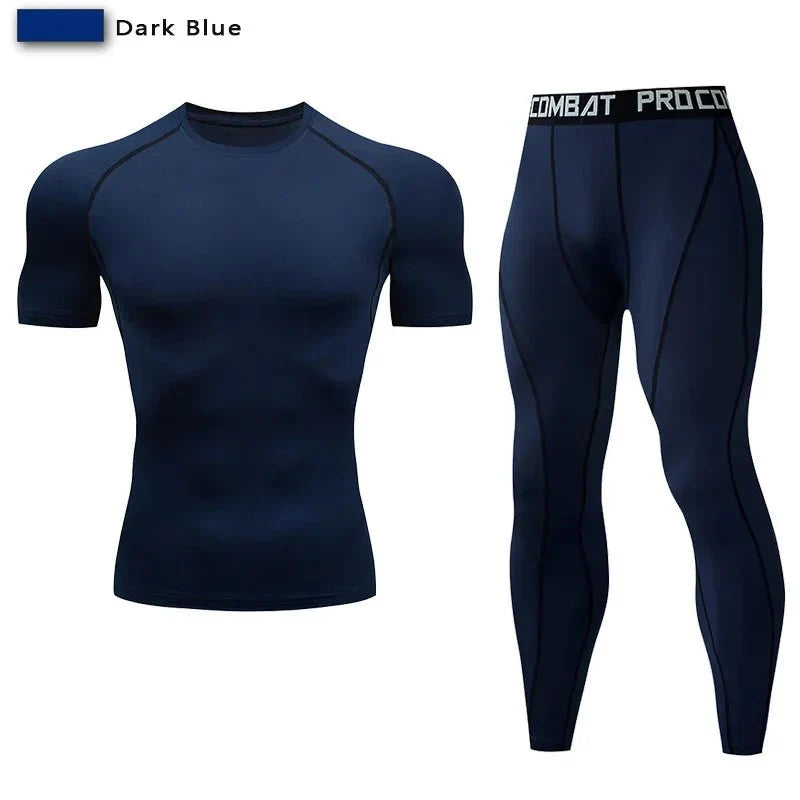 Men's Compression Sportswear Set – GYM & MMA Training