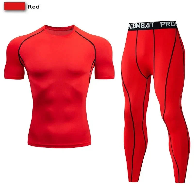 Men's Compression Sportswear Set – GYM & MMA Training