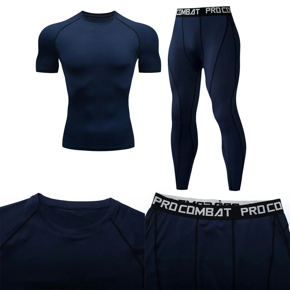 Men's Compression Sportswear Set – GYM & MMA Training