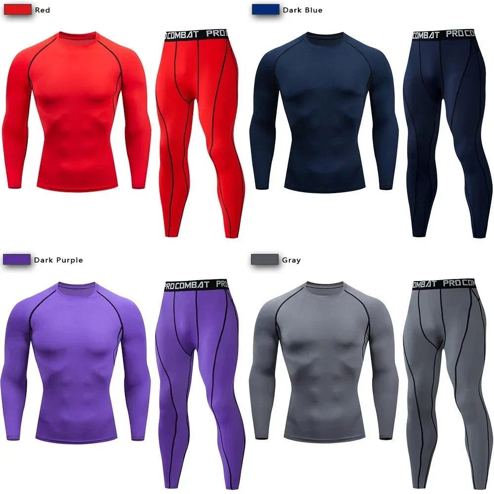 Men's Compression Sportswear Set – GYM & MMA Training
