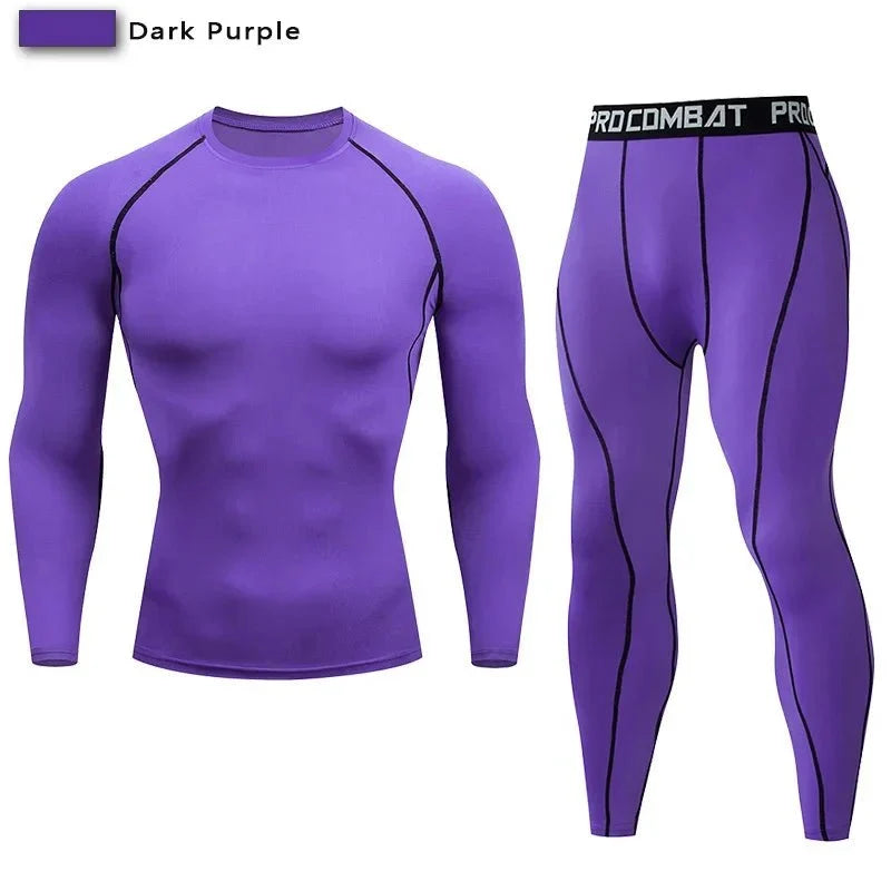 Men's Compression Sportswear Set – GYM & MMA Training