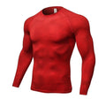 Men's Long Sleeve Running Shirt – Quick-Dry Compression Fit