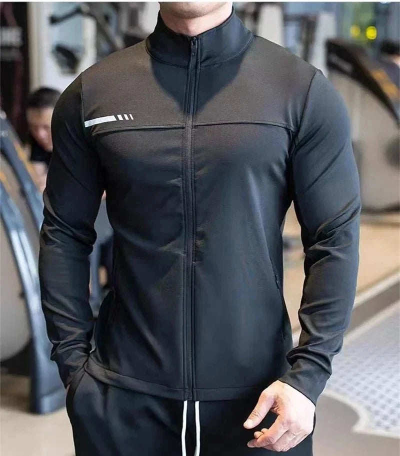 Men's Zip Jacket – Casual Jogging Sweatshirt