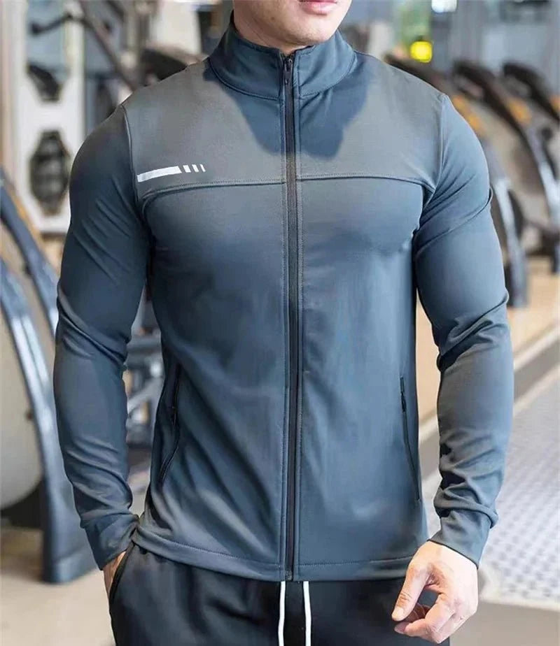Men's Zip Jacket – Casual Jogging Sweatshirt