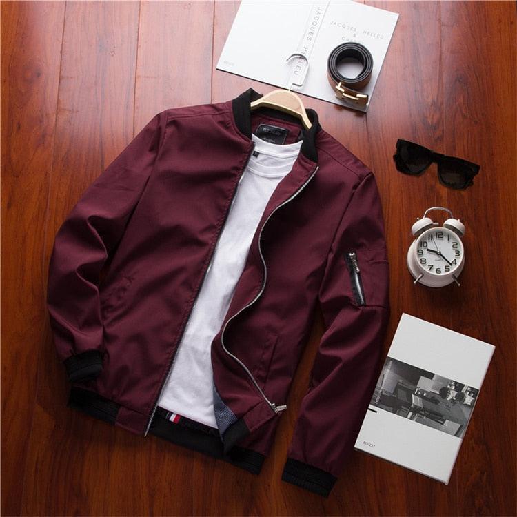 Spring Men's Classic Jacket Slim Fit