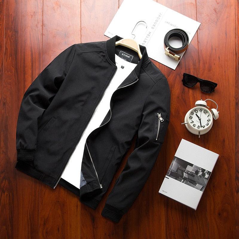 Spring Men's Classic Jacket Slim Fit