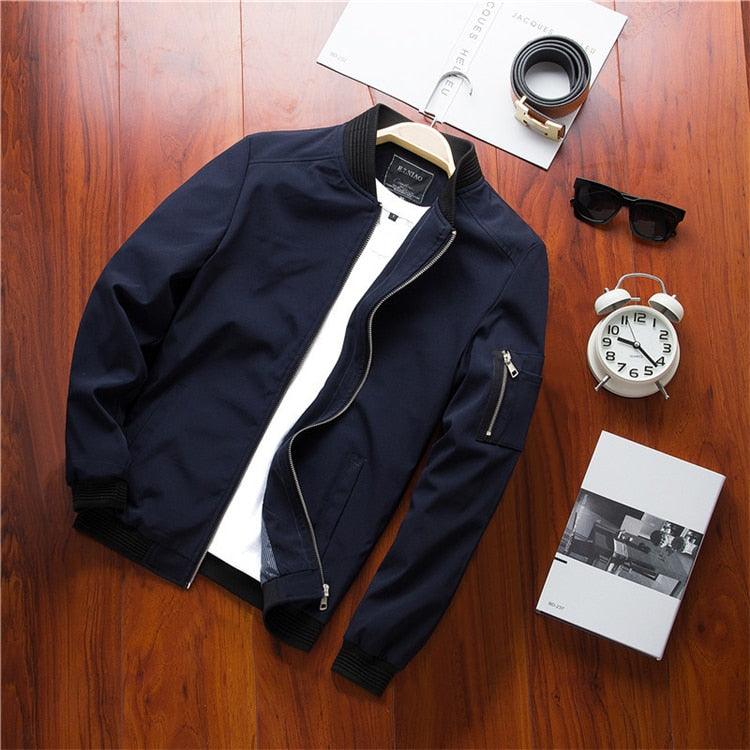 Spring Men's Classic Jacket Slim Fit