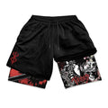 Men's Oversized Graphic Gym Shorts – Track Shorts