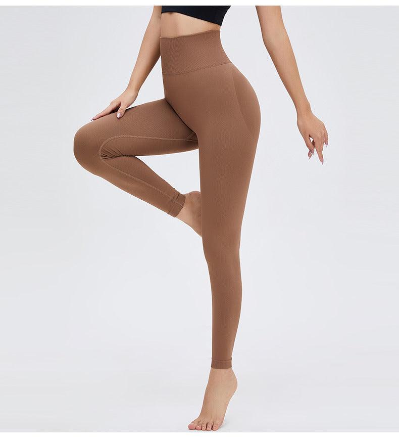 Yoga High Waist Push Up Seamless Sport Leggings Women Workout Pants Super Stretchy Gym Workout Tight Sport Leggings Lightweight Running Pants